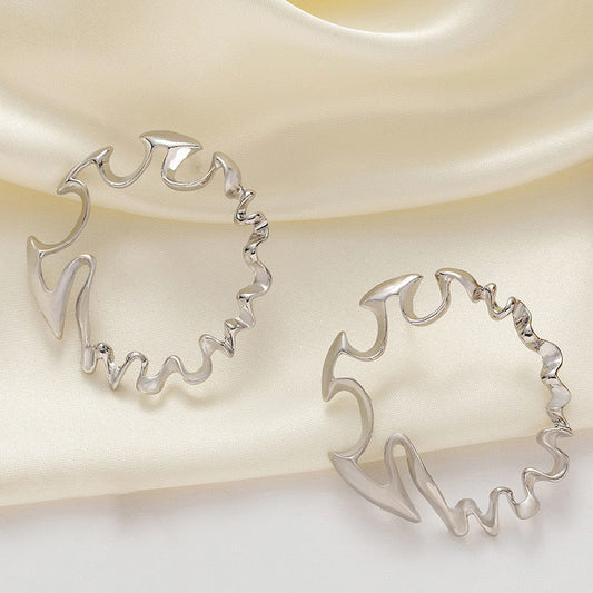 Irregular Twisted Punk Earrings