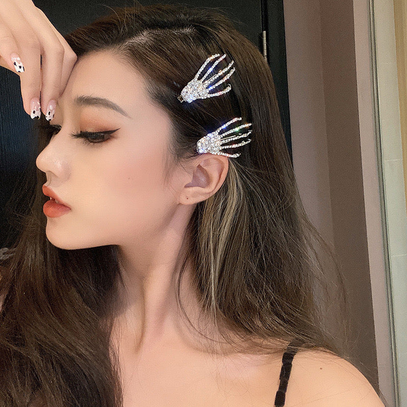 Rhinestone Reaper Baddie Hair Clip