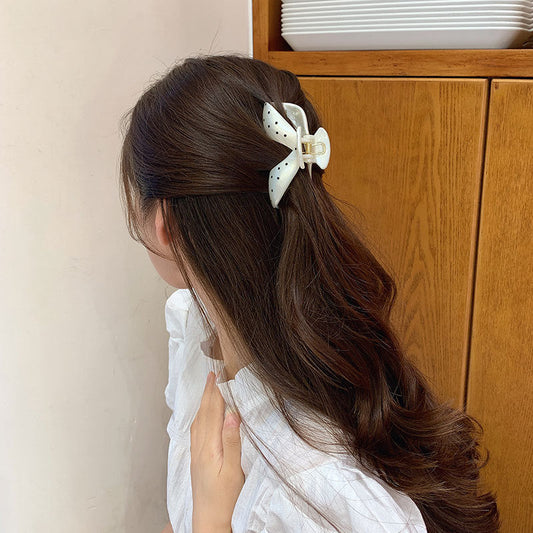 Polka Dotted Darling Claw Clip