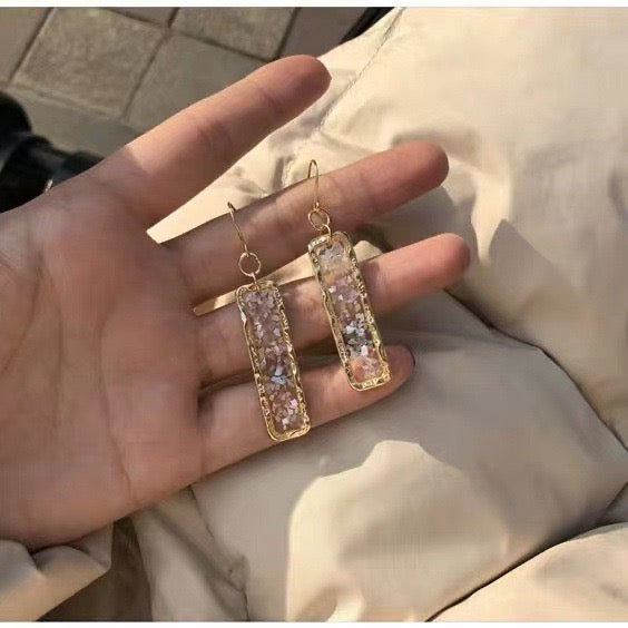 Born to Shine Resin Earrings