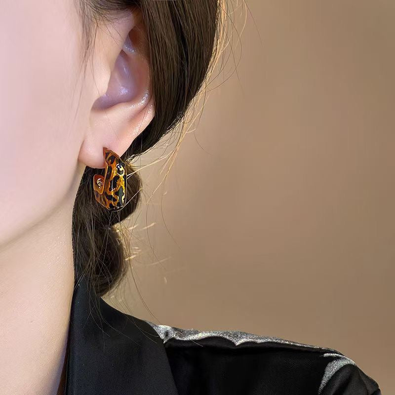 Golden Purr Earrings