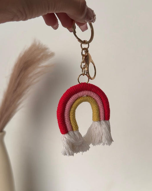 Spectrum Tassel Rainbow Bag Charm