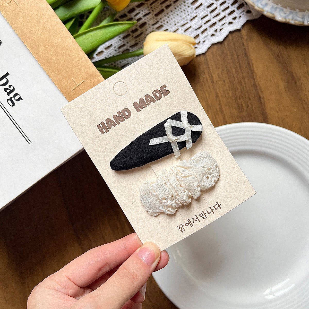 French Lacework Hair Clips