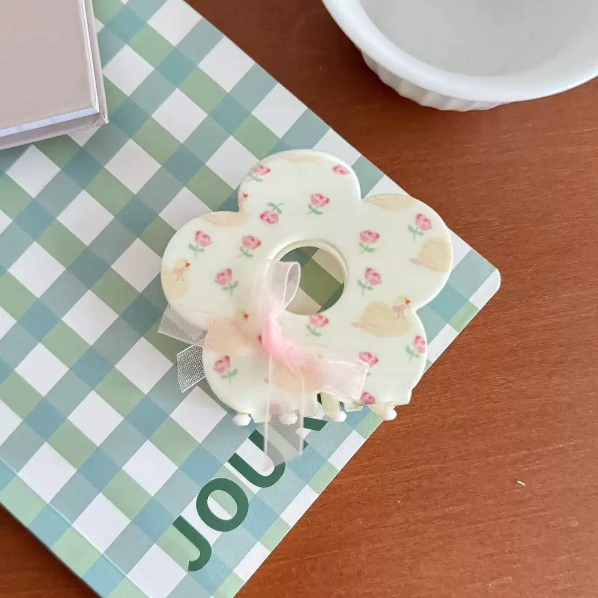 Baby-girl Flower Claw Clip