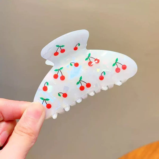 Cherry Season Claw Clip
