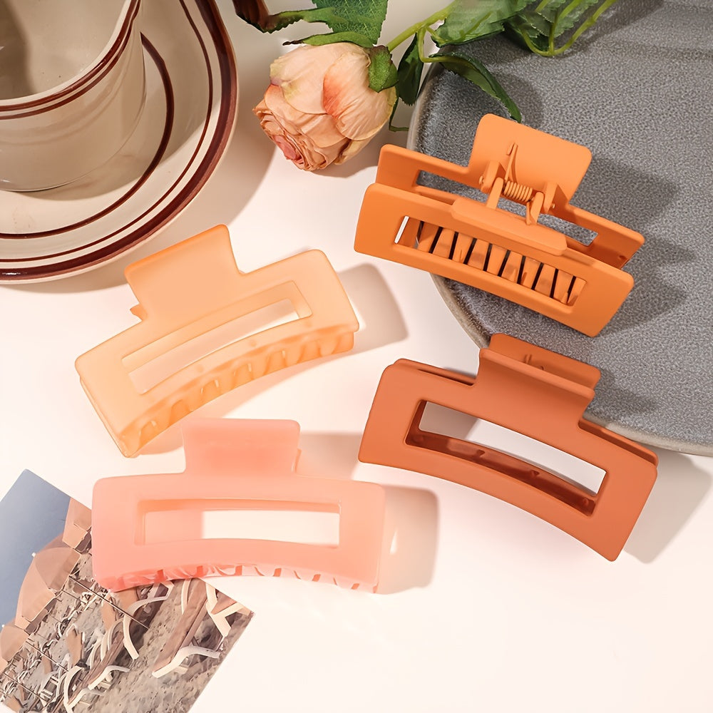 4pcs Rectangle Claw Clips