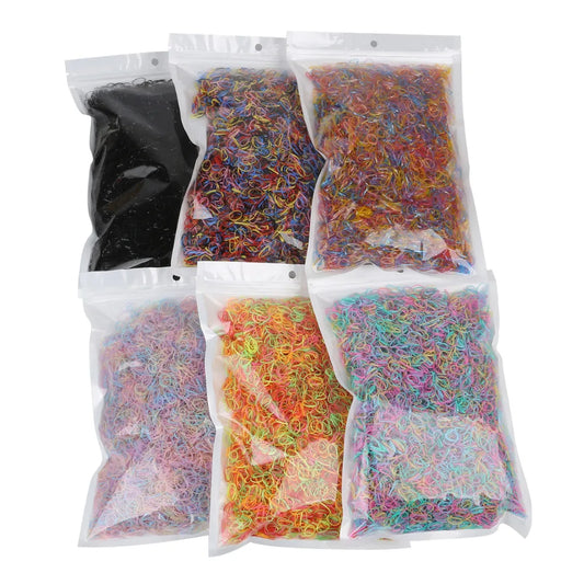 About 1000pcs/bag 2018 New Child Baby Hair Holders Rubber Bands Elastics Girl's Tie Gum Braids Hair Accessories