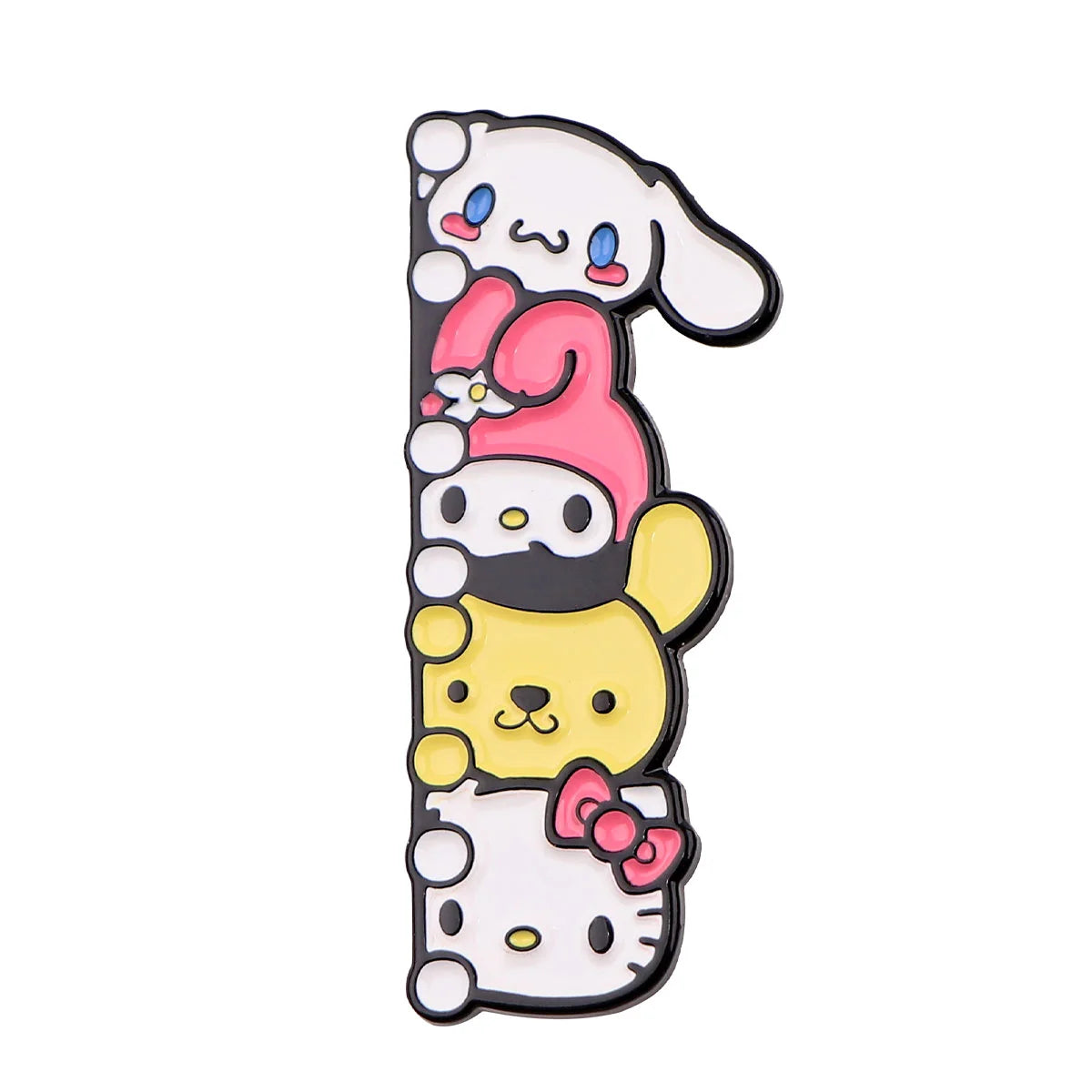 Anime Enamel Pin Cartoon White Dog Brooches For Women Hat Lapel Pin Backpack Bags Badges Party Gifts Clothing Accessories