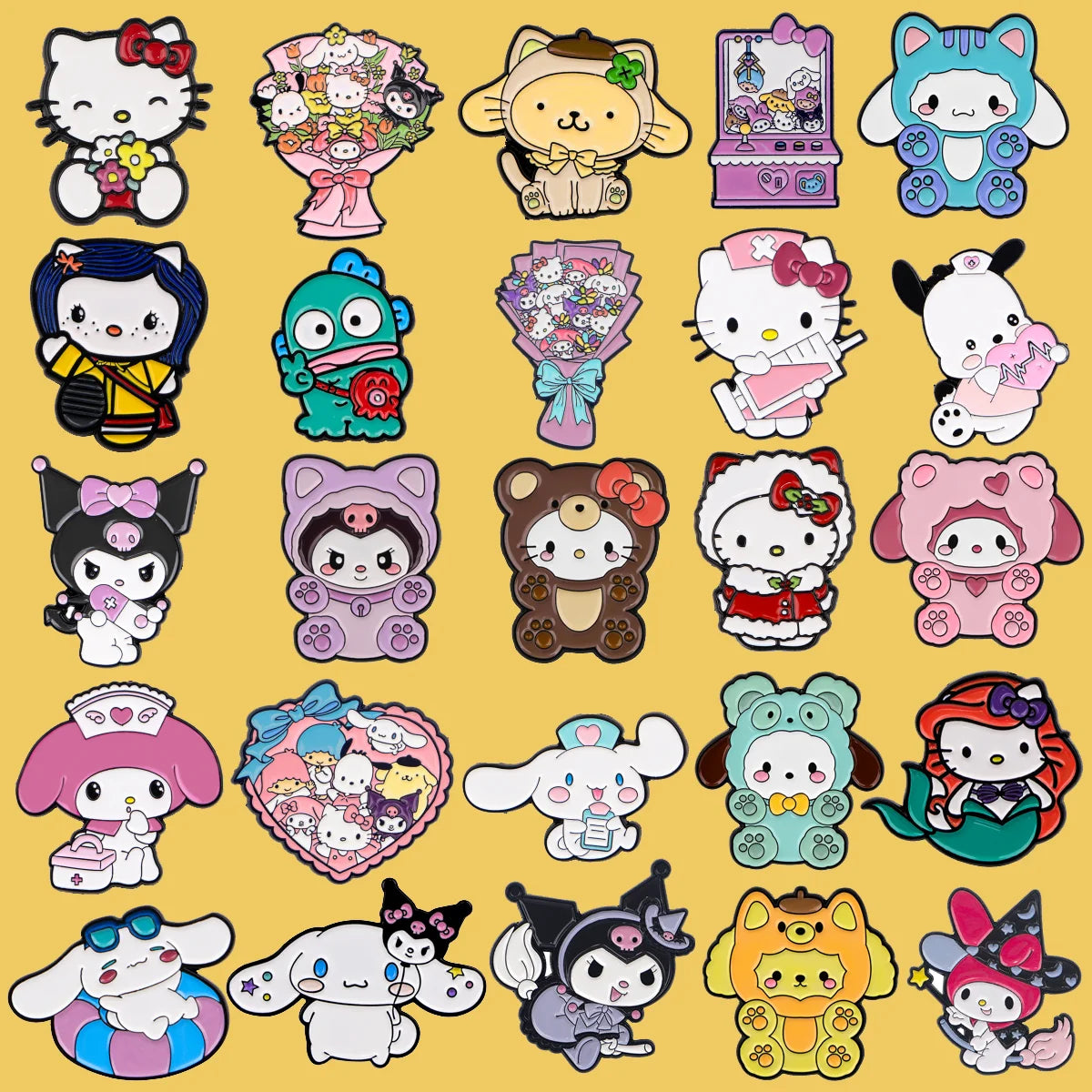 Anime Enamel Pin Cartoon White Dog Brooches For Women Hat Lapel Pin Backpack Bags Badges Party Gifts Clothing Accessories