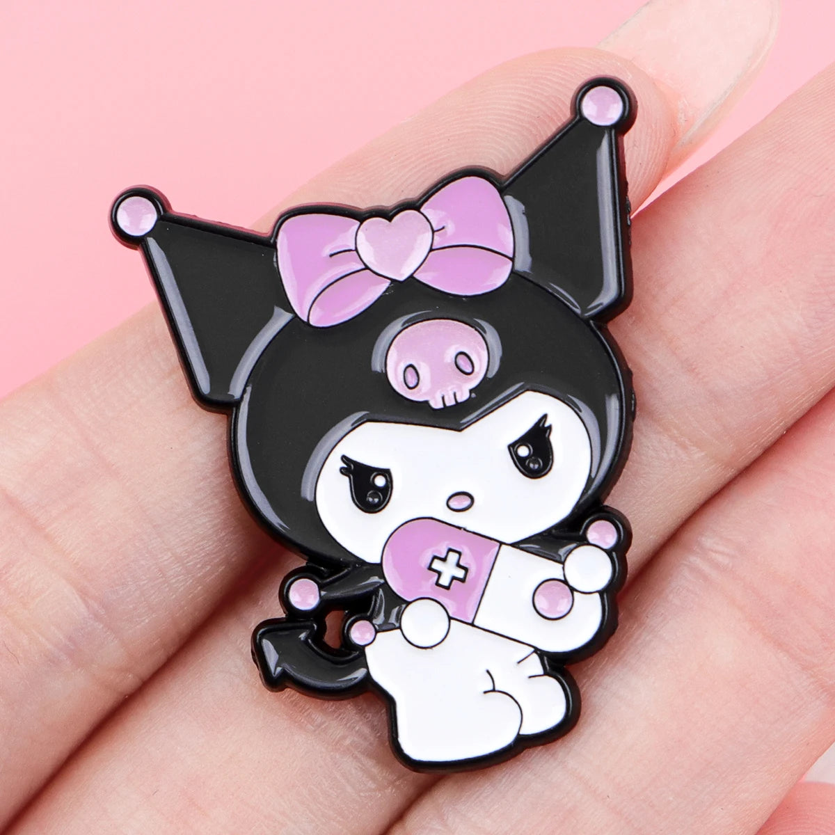Anime Enamel Pin Cartoon White Dog Brooches For Women Hat Lapel Pin Backpack Bags Badges Party Gifts Clothing Accessories