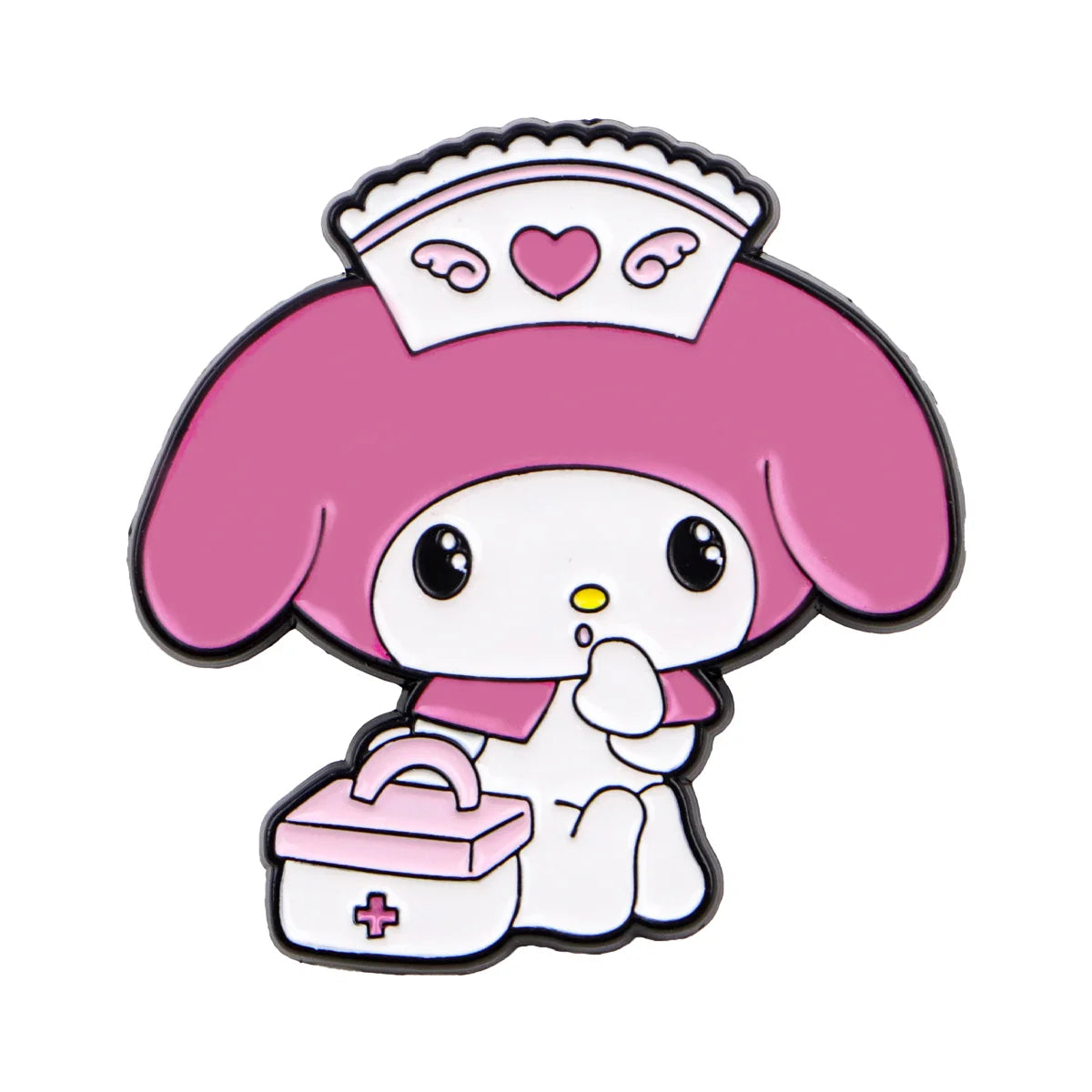 Anime Enamel Pin Cartoon White Dog Brooches For Women Hat Lapel Pin Backpack Bags Badges Party Gifts Clothing Accessories