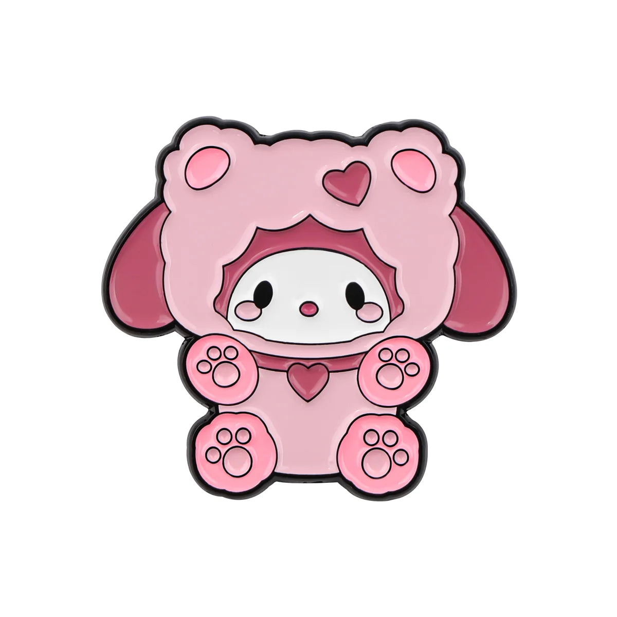 Anime Enamel Pin Cartoon White Dog Brooches For Women Hat Lapel Pin Backpack Bags Badges Party Gifts Clothing Accessories