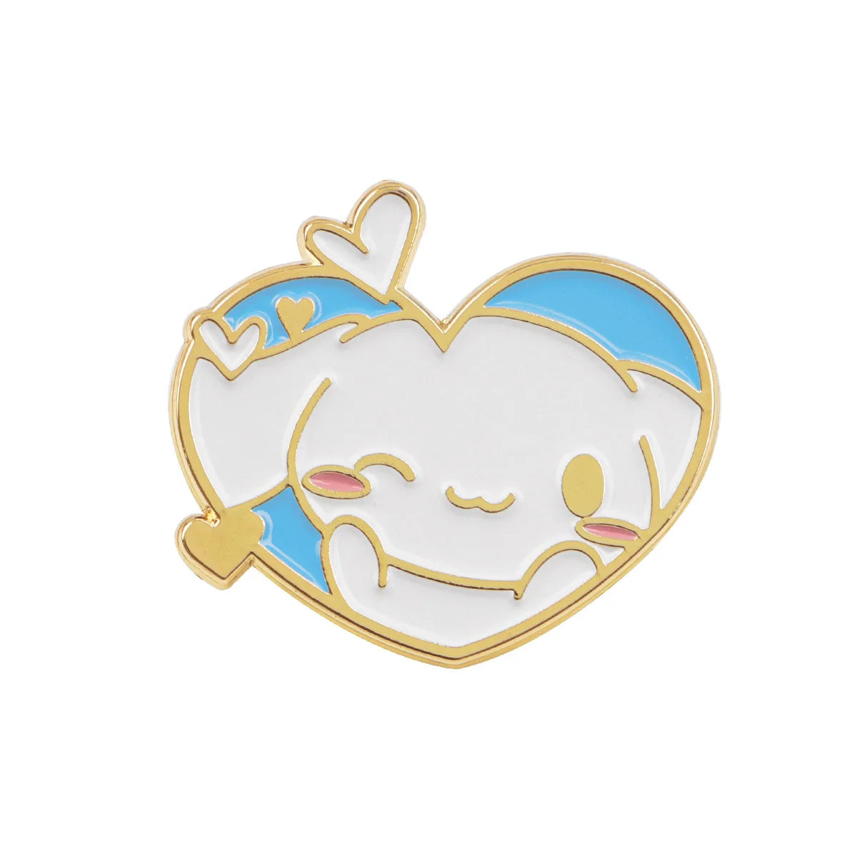 Anime Enamel Pin Cartoon White Dog Brooches For Women Hat Lapel Pin Backpack Bags Badges Party Gifts Clothing Accessories