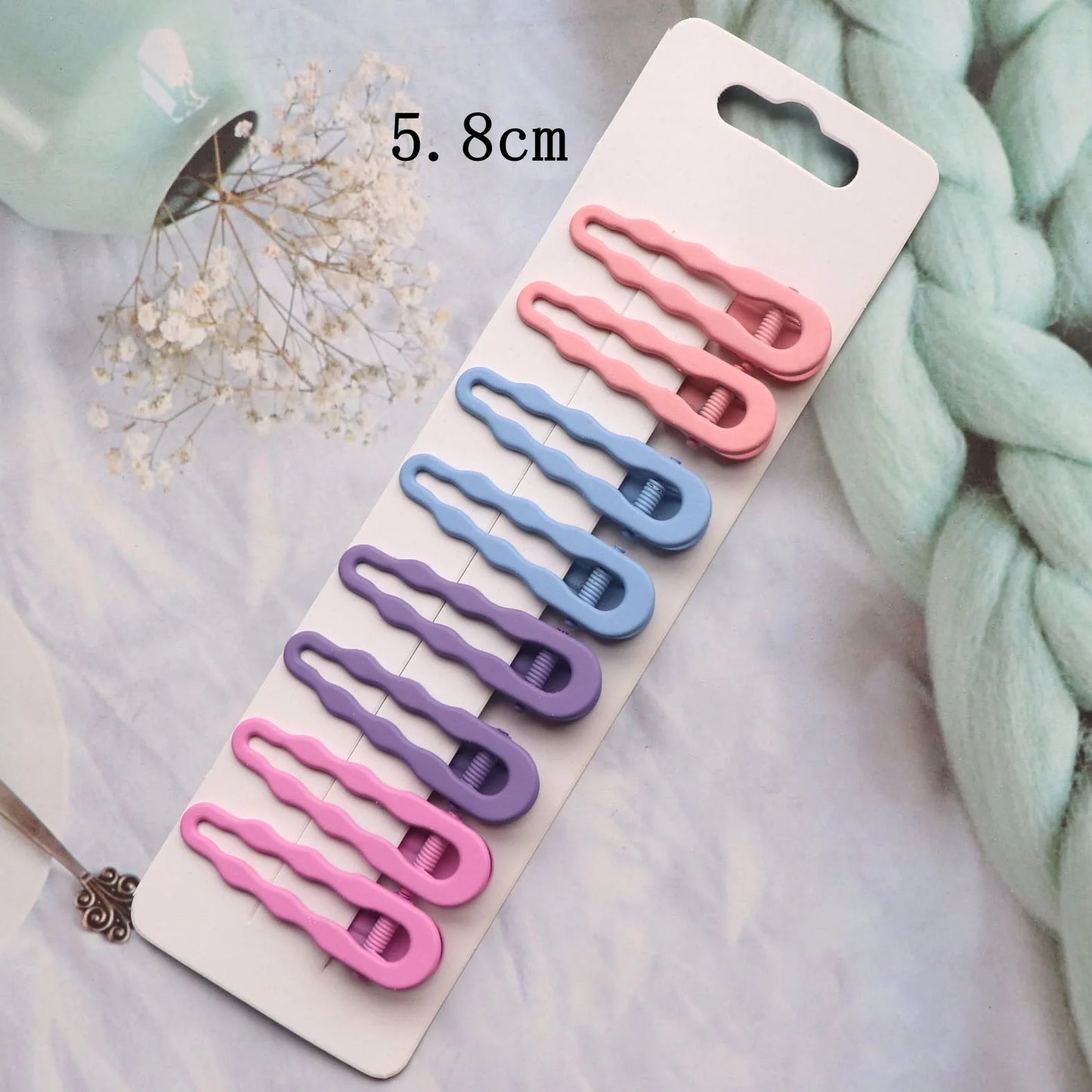 Simmy Hair Clips - 8Pcs/Set
