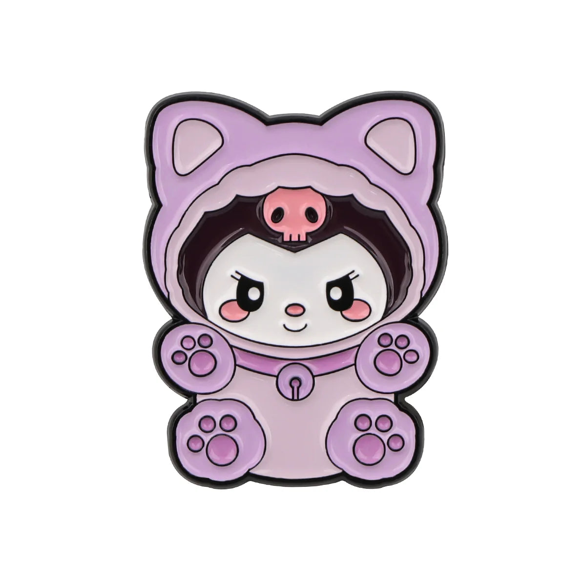 Anime Enamel Pin Cartoon White Dog Brooches For Women Hat Lapel Pin Backpack Bags Badges Party Gifts Clothing Accessories