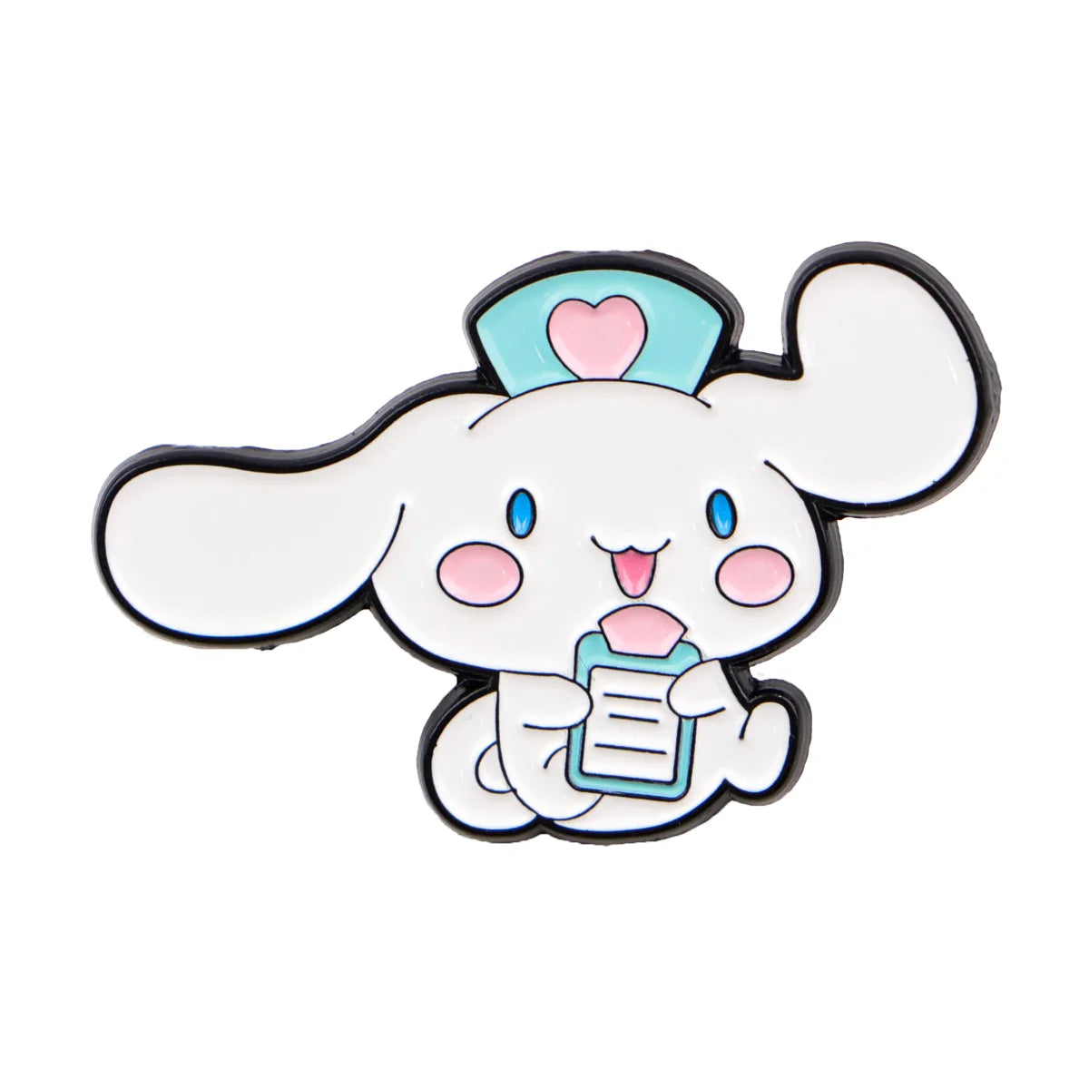 Anime Enamel Pin Cartoon White Dog Brooches For Women Hat Lapel Pin Backpack Bags Badges Party Gifts Clothing Accessories