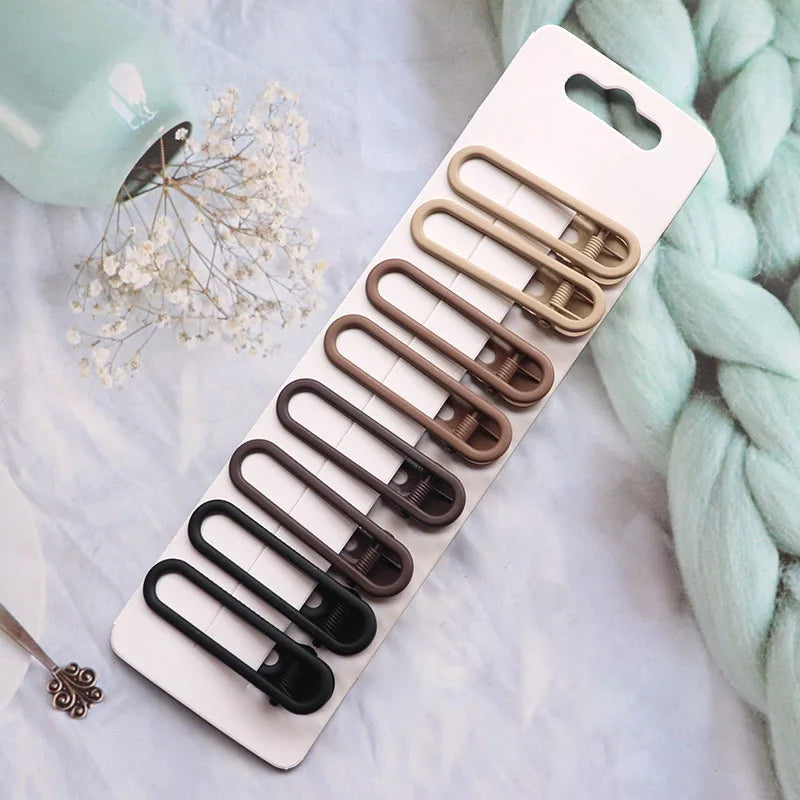 Simmy Hair Clips - 8Pcs/Set