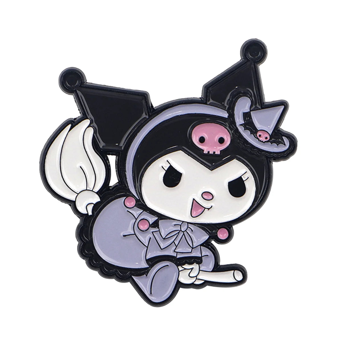 Anime Enamel Pin Cartoon White Dog Brooches For Women Hat Lapel Pin Backpack Bags Badges Party Gifts Clothing Accessories