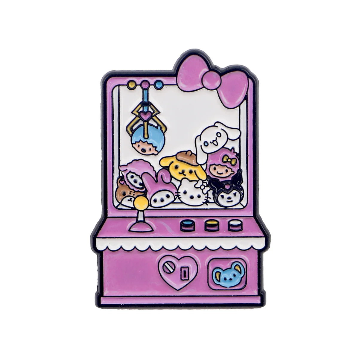 Anime Enamel Pin Cartoon White Dog Brooches For Women Hat Lapel Pin Backpack Bags Badges Party Gifts Clothing Accessories