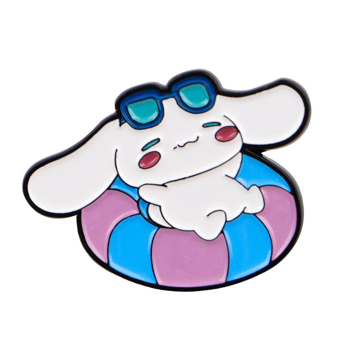 Anime Enamel Pin Cartoon White Dog Brooches For Women Hat Lapel Pin Backpack Bags Badges Party Gifts Clothing Accessories