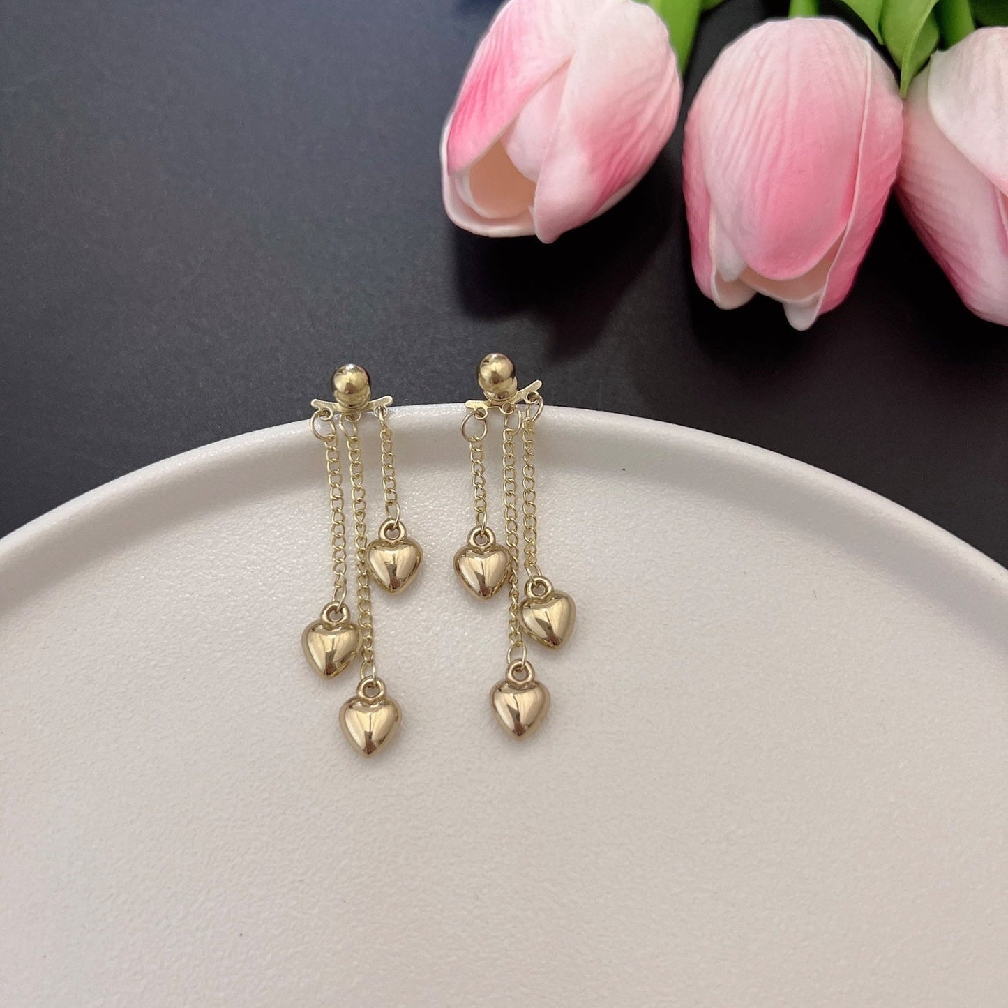 It’s raining hearts! Earrings