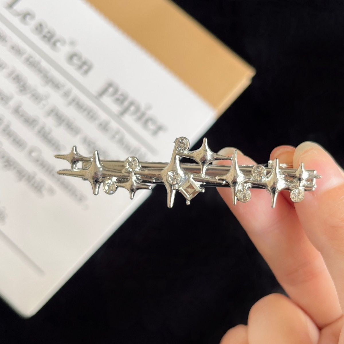 Punk-core Rhinestone Hair Clip