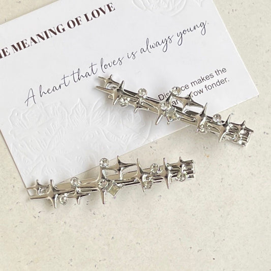 Punk-core Rhinestone Hair Clip