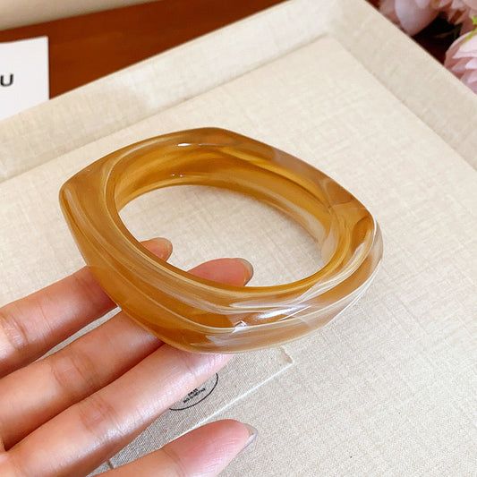 Starry Night Sprig resin bangle