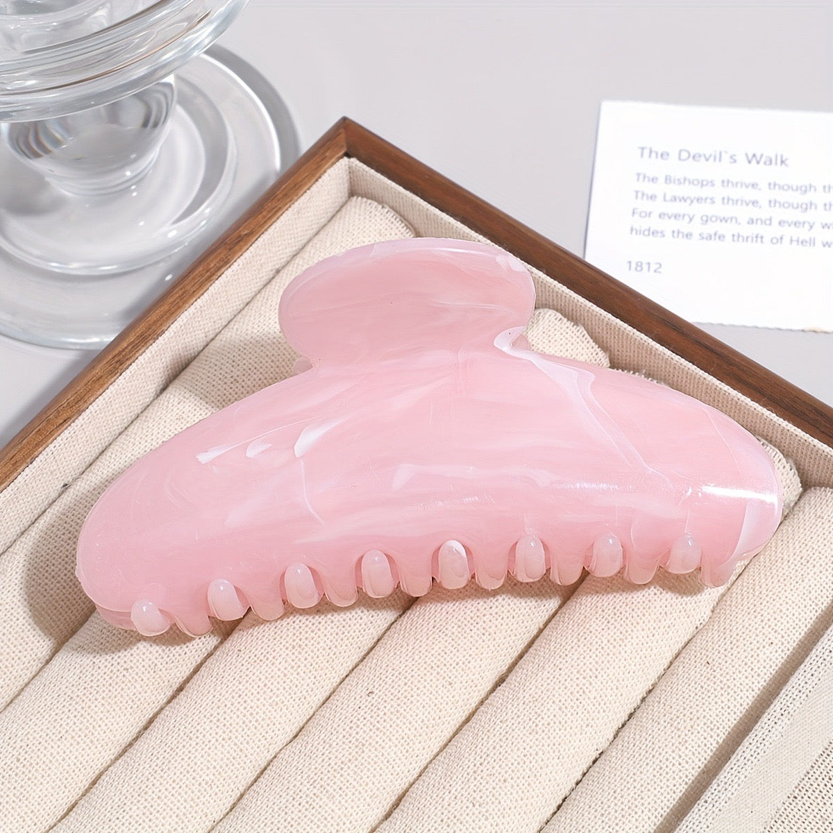 Sofia Pink Claw Clip