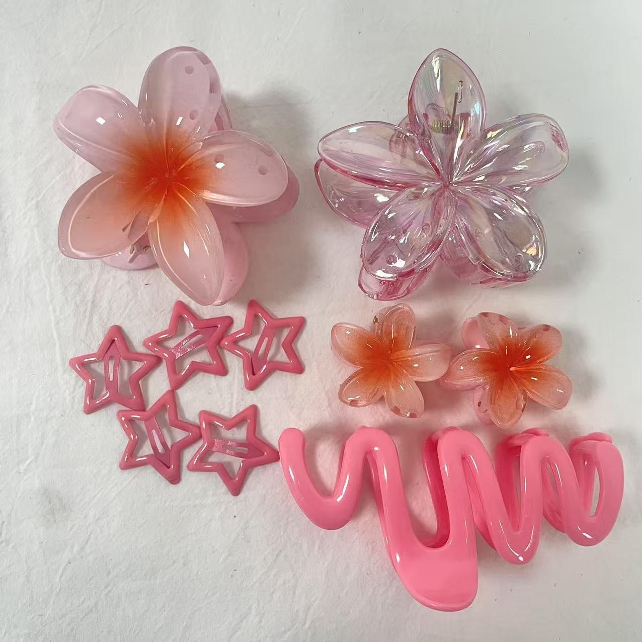 Pink-it Girly! Hair clip Combo