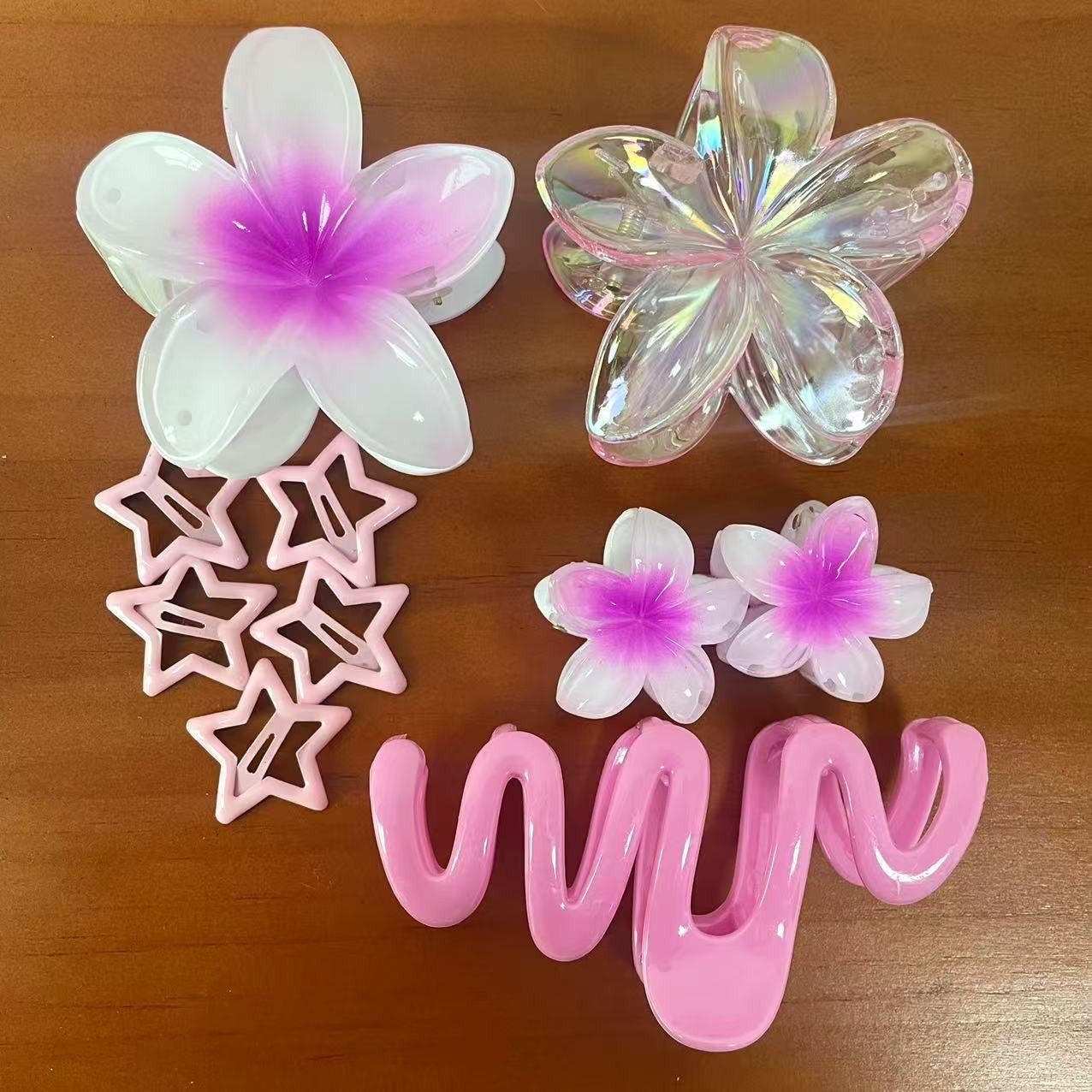 Daisy-Day Hair Clip Combo