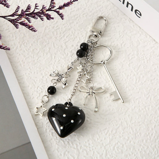 Black-Bae Heart Bag Charm