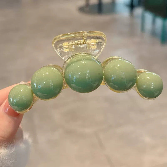 Pastel Matcha Bubble Claw Clip