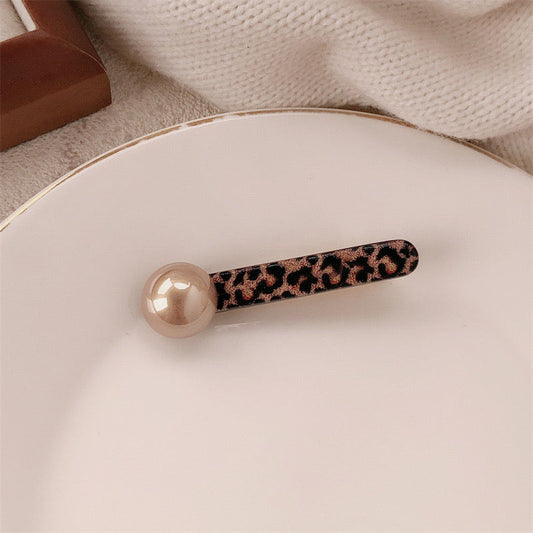 Cindy Leopard Print Hair Clip