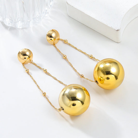 Showstopper Ball Drop Earrings