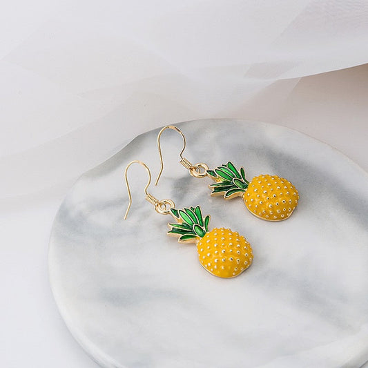 Cute Pineapple Drop Earrings