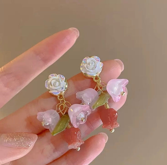 Valley of Rose Earrings