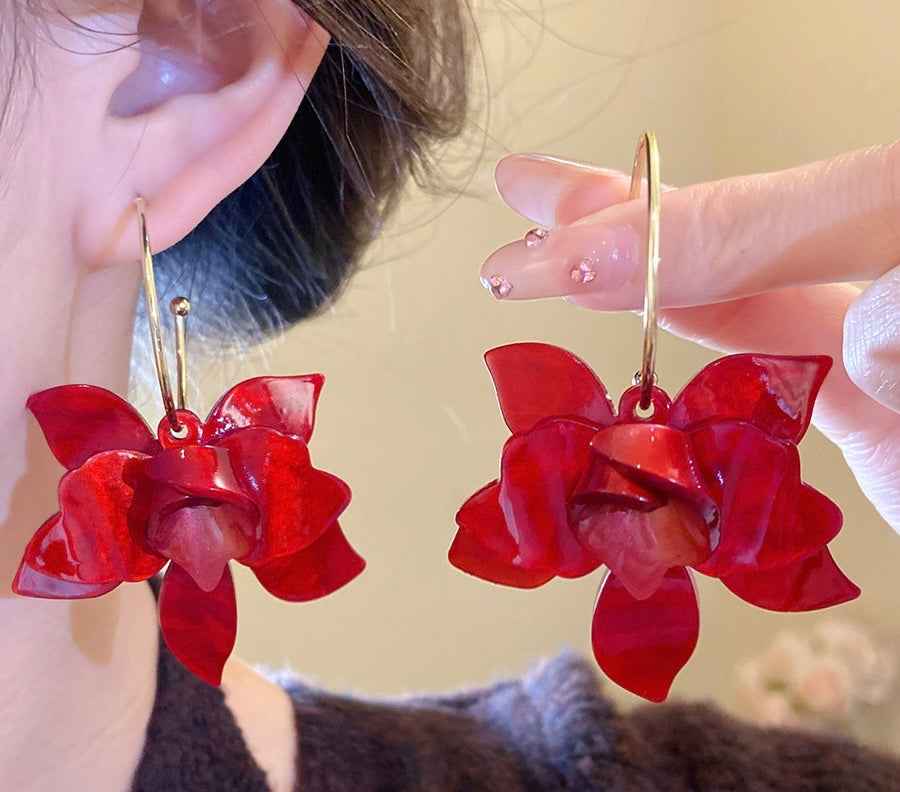 Danglers in Scarlet Earrings