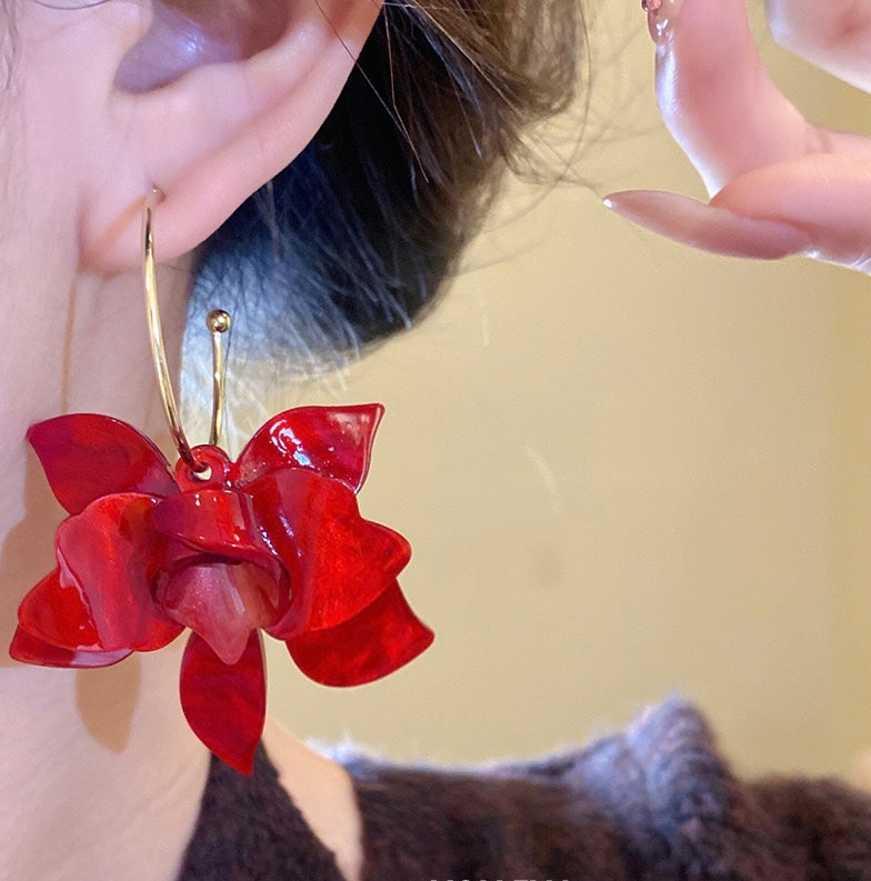 Danglers in Scarlet Earrings