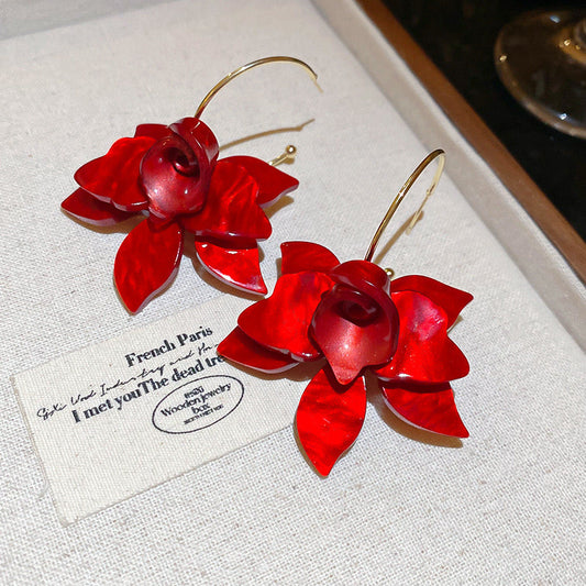 Danglers in Scarlet Earrings