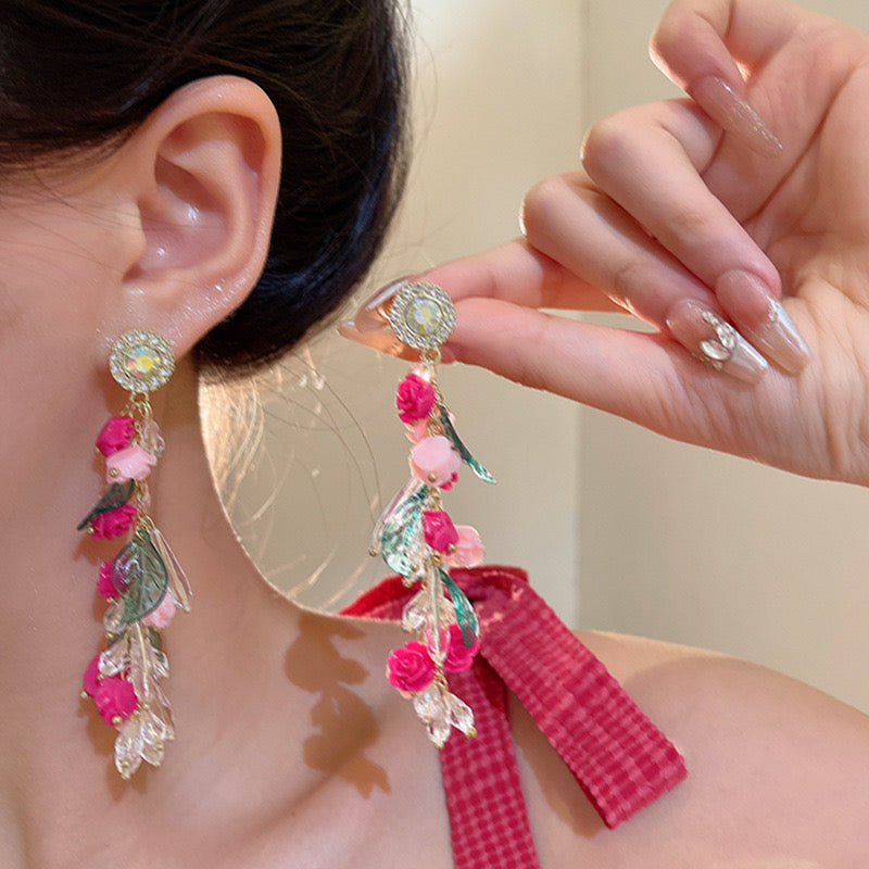 Sabrina Spring Tassel Earrings