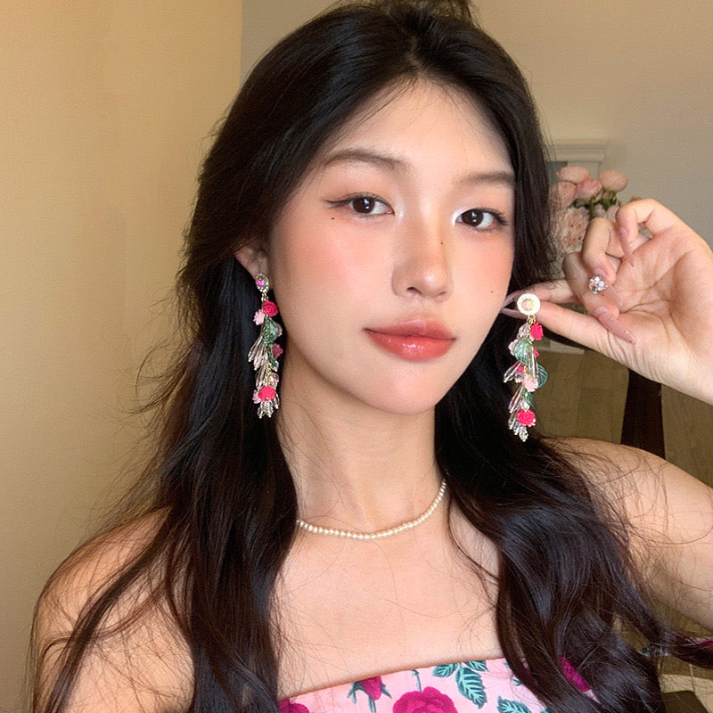 Sabrina Spring Tassel Earrings