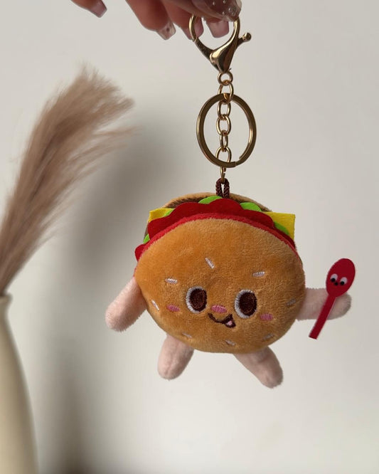 Cute Burger Bae Bag Charm
