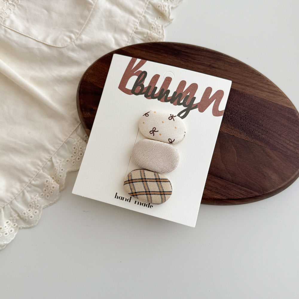 Autumn Bow Hair Clips