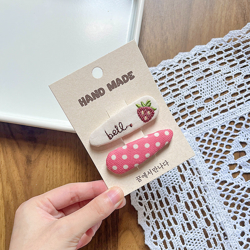 Strawberry Baby Cute Hair Clips