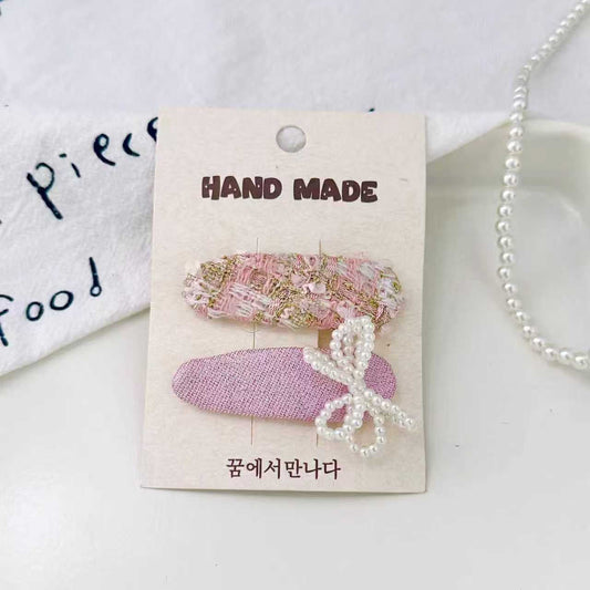 Pearl Ballet Hair Clips