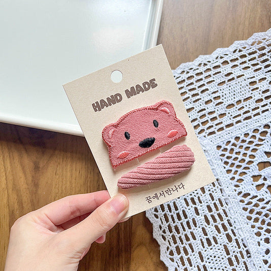 Shy Baby Bear Hair Clips