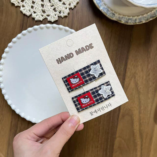 Star-girl Kitty Hair Clips