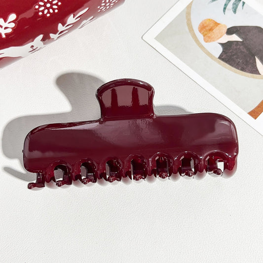 Cherry-coke core Claw Clip