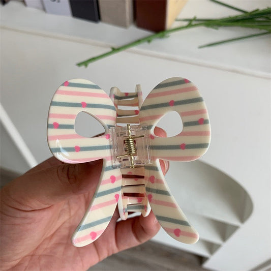Stripes of Love Claw Clip